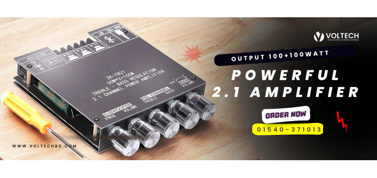 ZK TB-21 200 WATT 100+100 2.1 Amplifier: The Ultimate Sound Experience